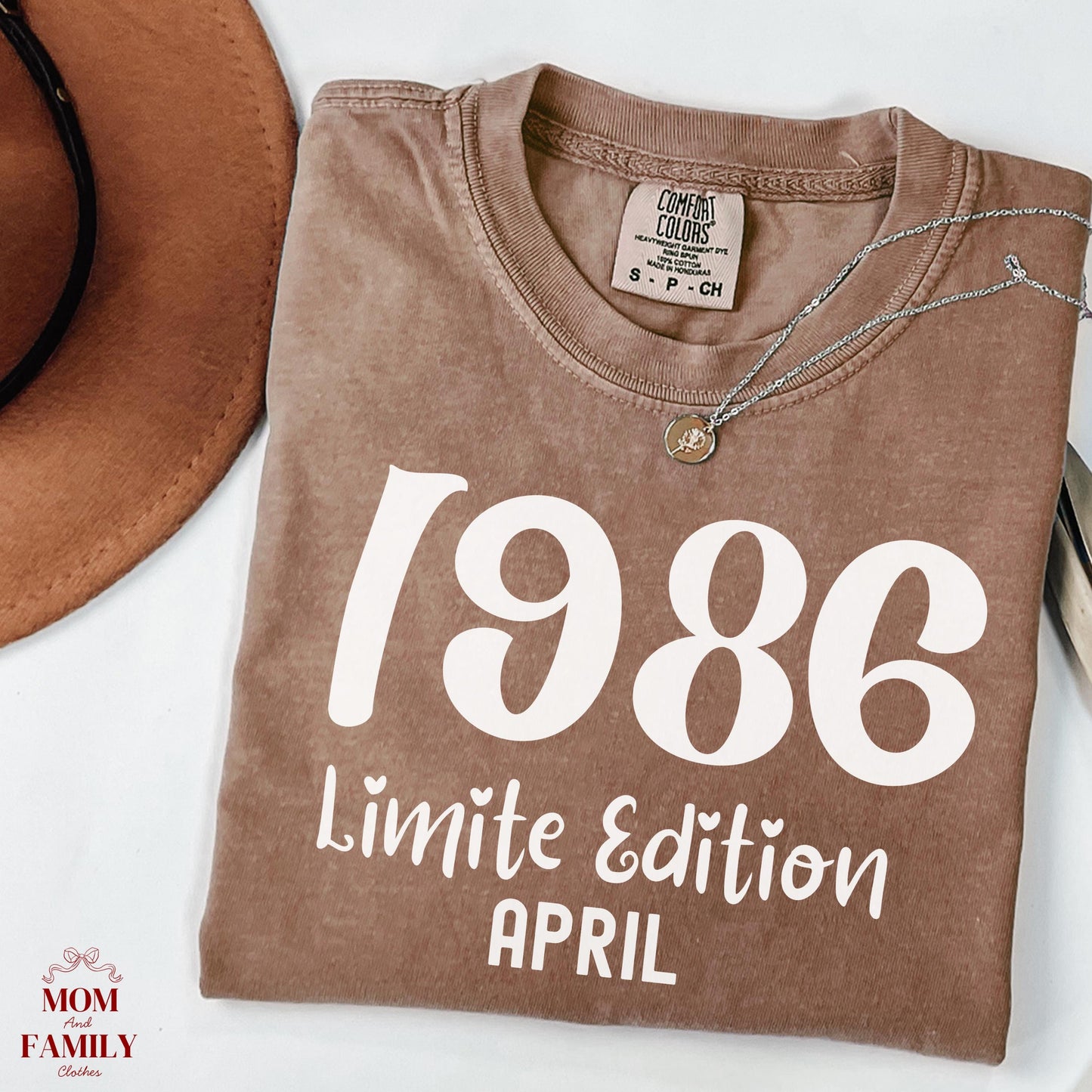 1986 Birthday Shirt, 40th Birthday Gift, Vintage 1986 Sweatshirt, Custom Year Hoodie, Born In 1986 Retro March Edition