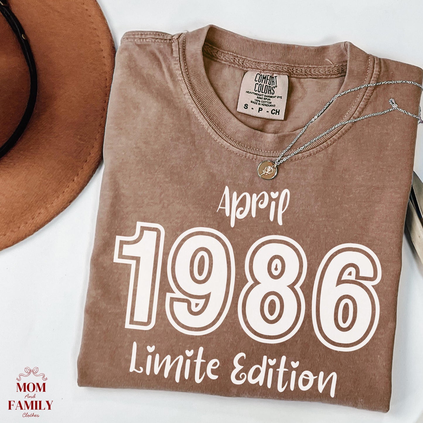 1986 Birthday Shirt, 40th Birthday Gift, Vintage 1986 Sweatshirt, Custom Year Hoodie, Born In 1986 Retro March Edition