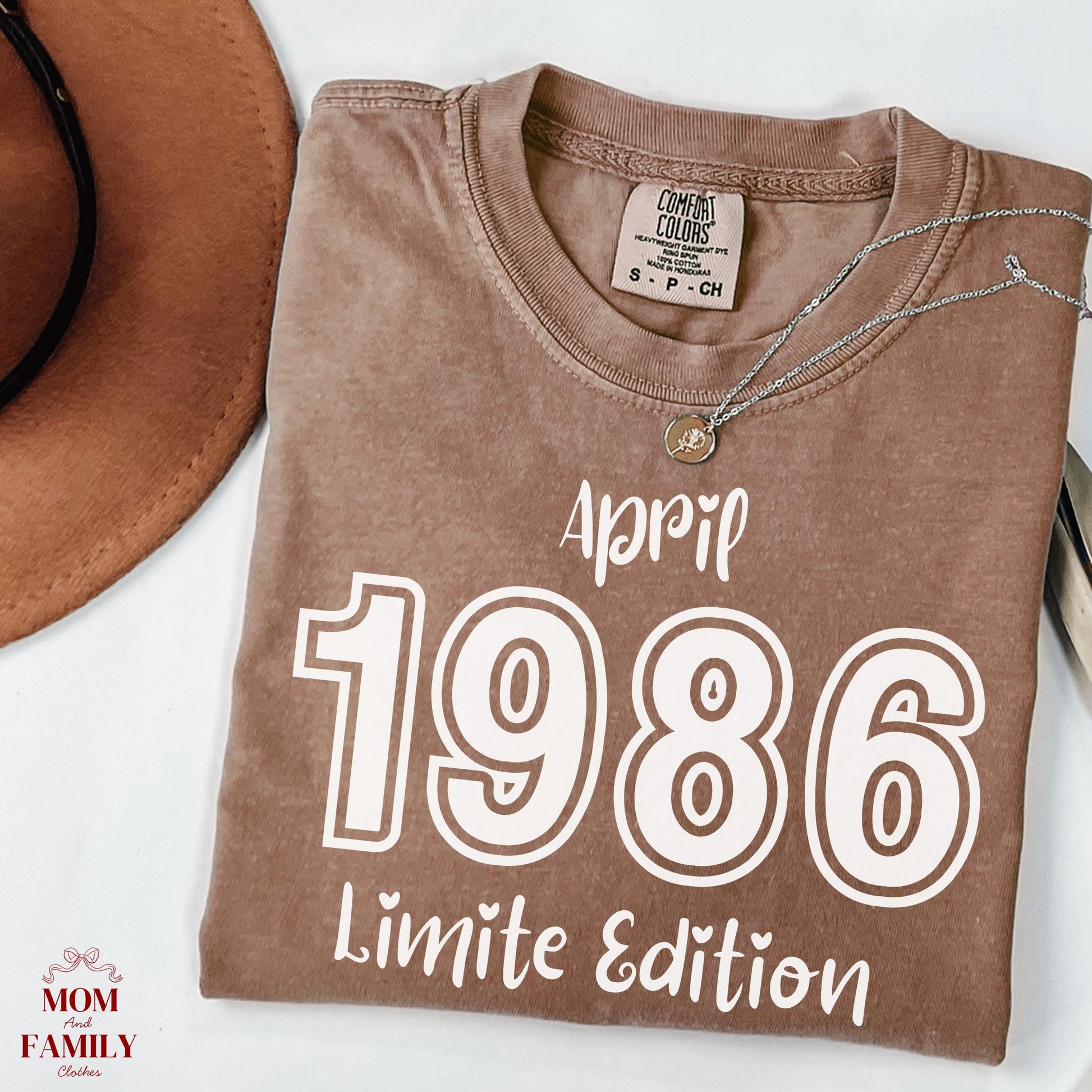 1986 Birthday Shirt, 40th Birthday Gift, Vintage 1986 Sweatshirt, Custom Year Hoodie, Born In 1986 Retro March Edition