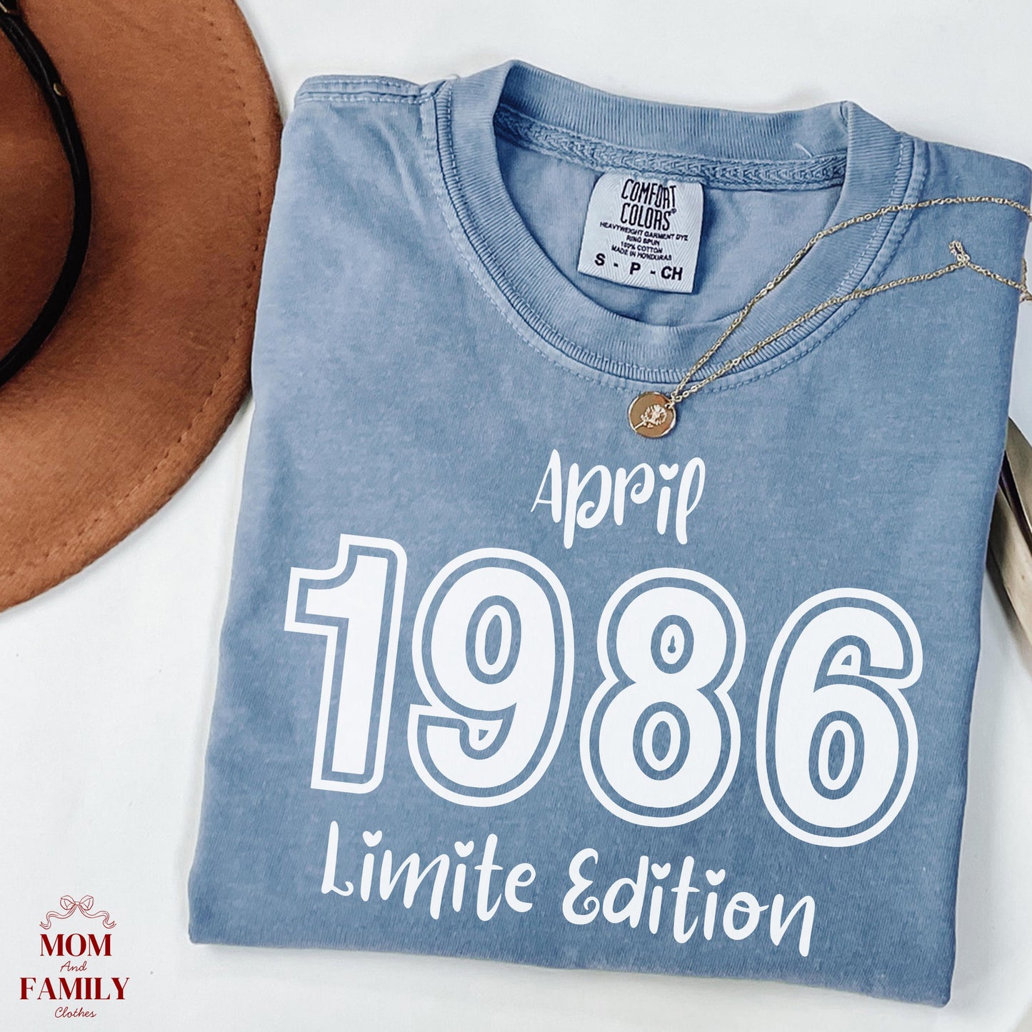 1986 Birthday Shirt, 40th Birthday Gift, Vintage 1986 Sweatshirt, Custom Year Hoodie, Born In 1986 Retro March Edition