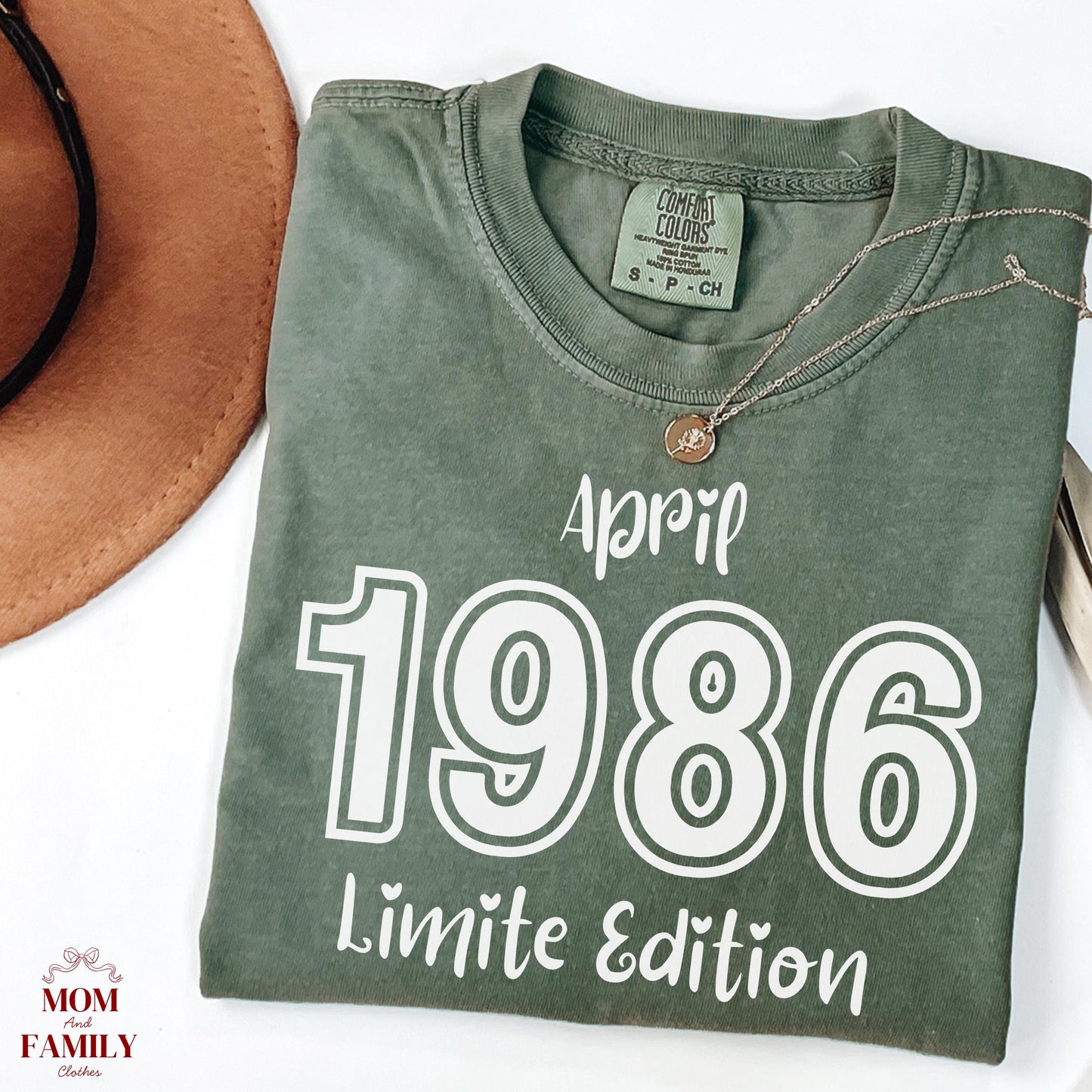 1986 Birthday Shirt, 40th Birthday Gift, Vintage 1986 Sweatshirt, Custom Year Hoodie, Born In 1986 Retro March Edition