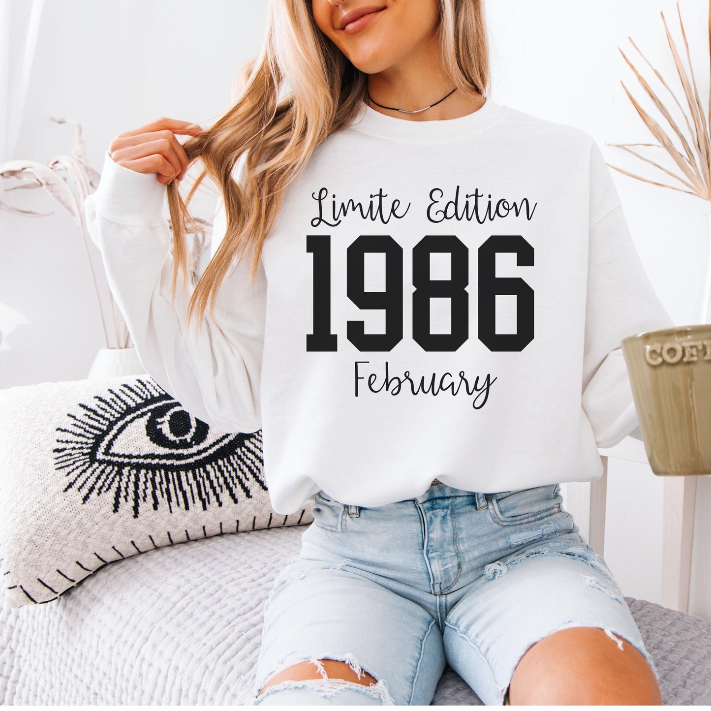 1986 Birthday Shirt, 40th Birthday Gift, Vintage 1986 Sweatshirt, Custom Year Hoodie, Born In 1986 Retro March Edition