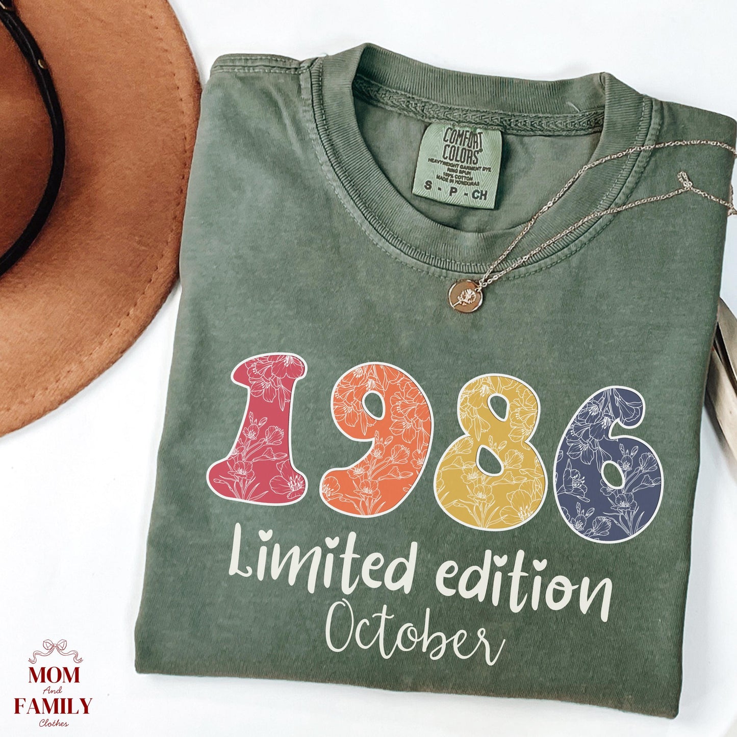1986 Birthday Sweatshirt, 40th Birthday Gift For Her, Limited Edition 1986 Shirt, Custom Birth Year Crewneck, November Bday