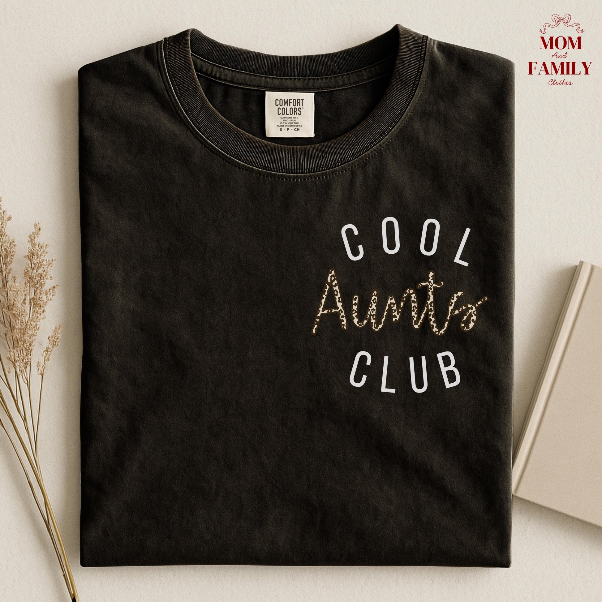 Comfort Colors® Cool Aunts Club Shirt, New Aunt Gift Idea, Pregnancy Reveal Tee, Trendy Auntie Shirt, Baby Announcement For Her