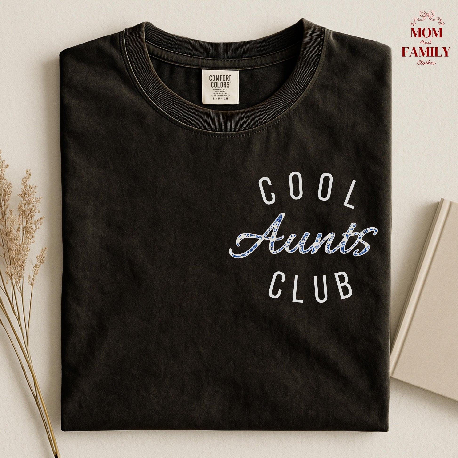 Comfort Colors® Cool Aunts Club Shirt, New Aunt Gift Idea, Pregnancy Reveal Tee, Trendy Auntie Shirt, Baby Announcement For Her