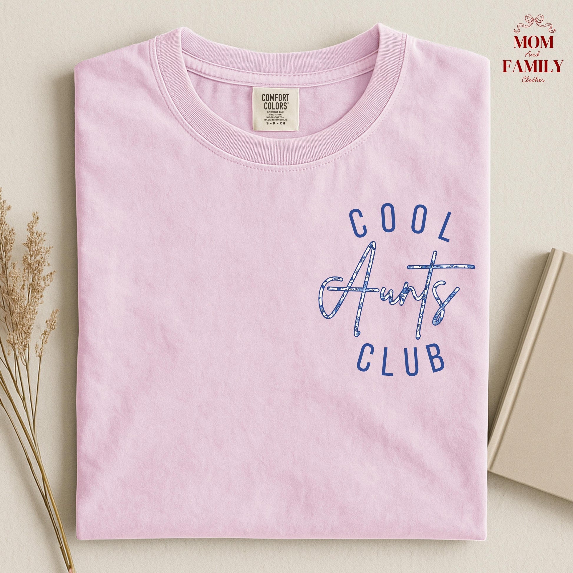 Comfort Colors® Cool Aunts Club Shirt, New Aunt Gift Idea, Pregnancy Reveal Tee, Trendy Auntie Shirt, Baby Announcement For Her