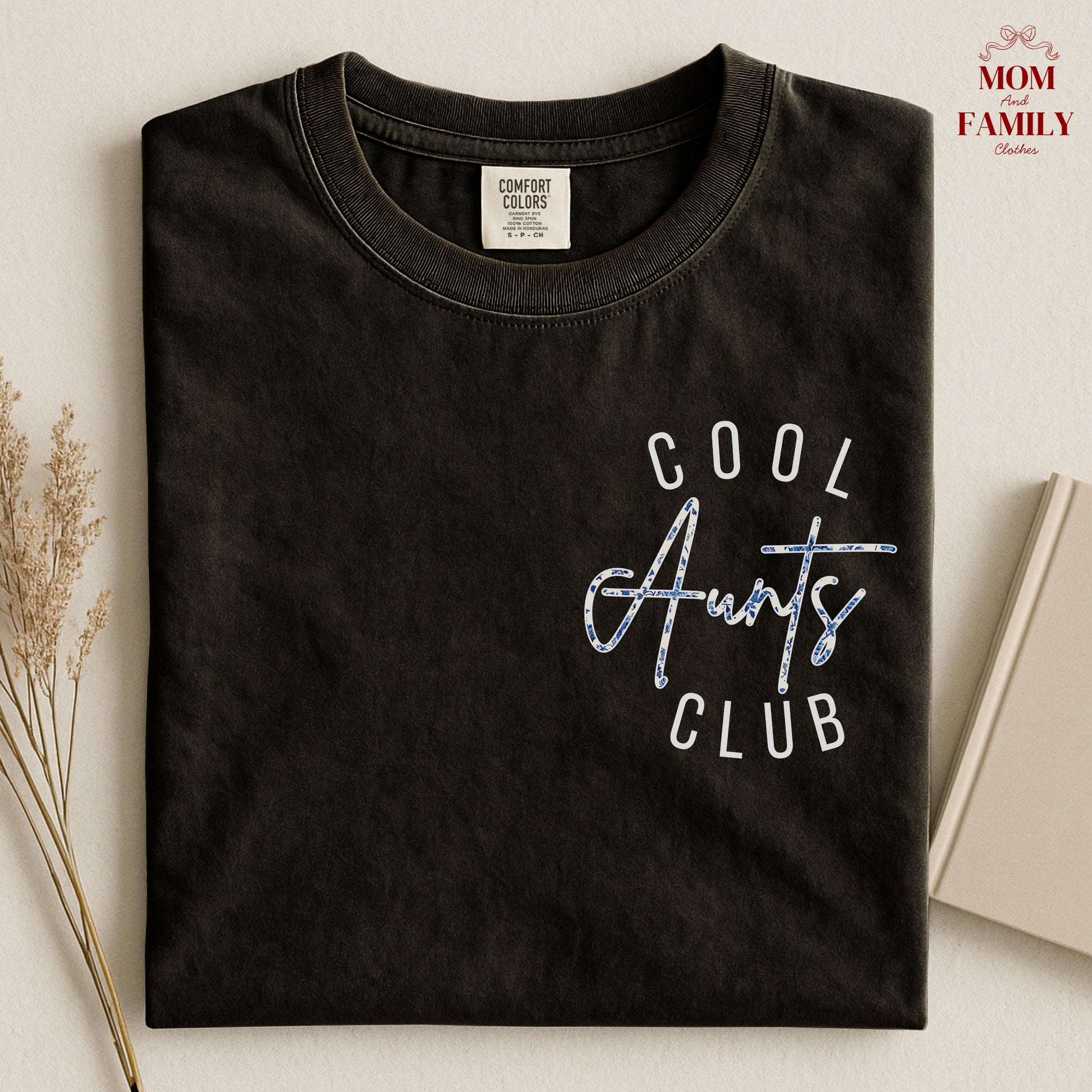 Comfort Colors® Cool Aunts Club Shirt, New Aunt Gift Idea, Pregnancy Reveal Tee, Trendy Auntie Shirt, Baby Announcement For Her