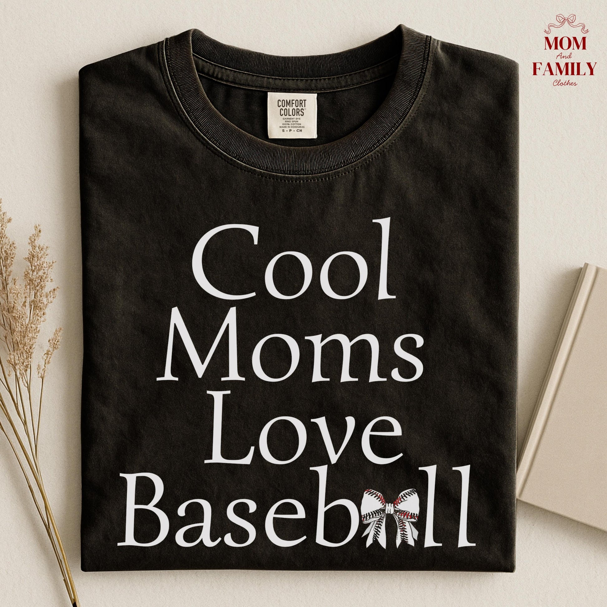 Comfort Colors® Cool Moms Love Baseball Shirt, Funny Baseball Mom Tee, Sports Mama Gift, Game Day Outfit, Mother's Day Baseball Shirt