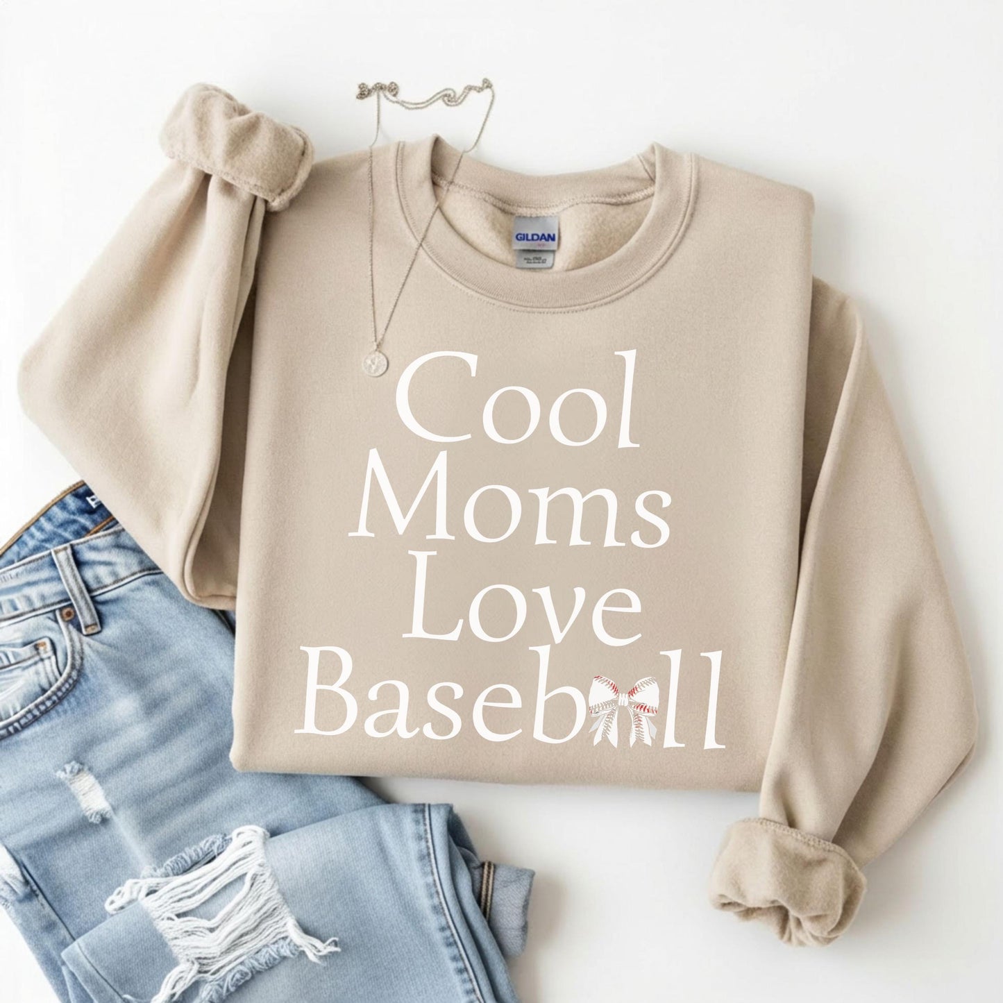 Comfort Colors® Cool Moms Love Baseball Shirt, Funny Baseball Mom Tee, Sports Mama Gift, Game Day Outfit, Mother's Day Baseball Shirt