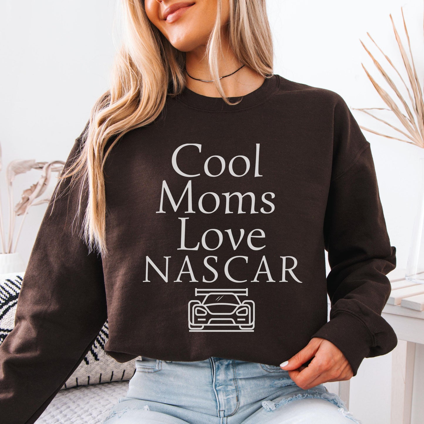 Comfort Colors® Cool Moms Love NASCAR Shirt, Funny Racing Mom Tee, Motorsports Fan Gift, Game Day Outfit, Mother's Day Car Lover Shirt
