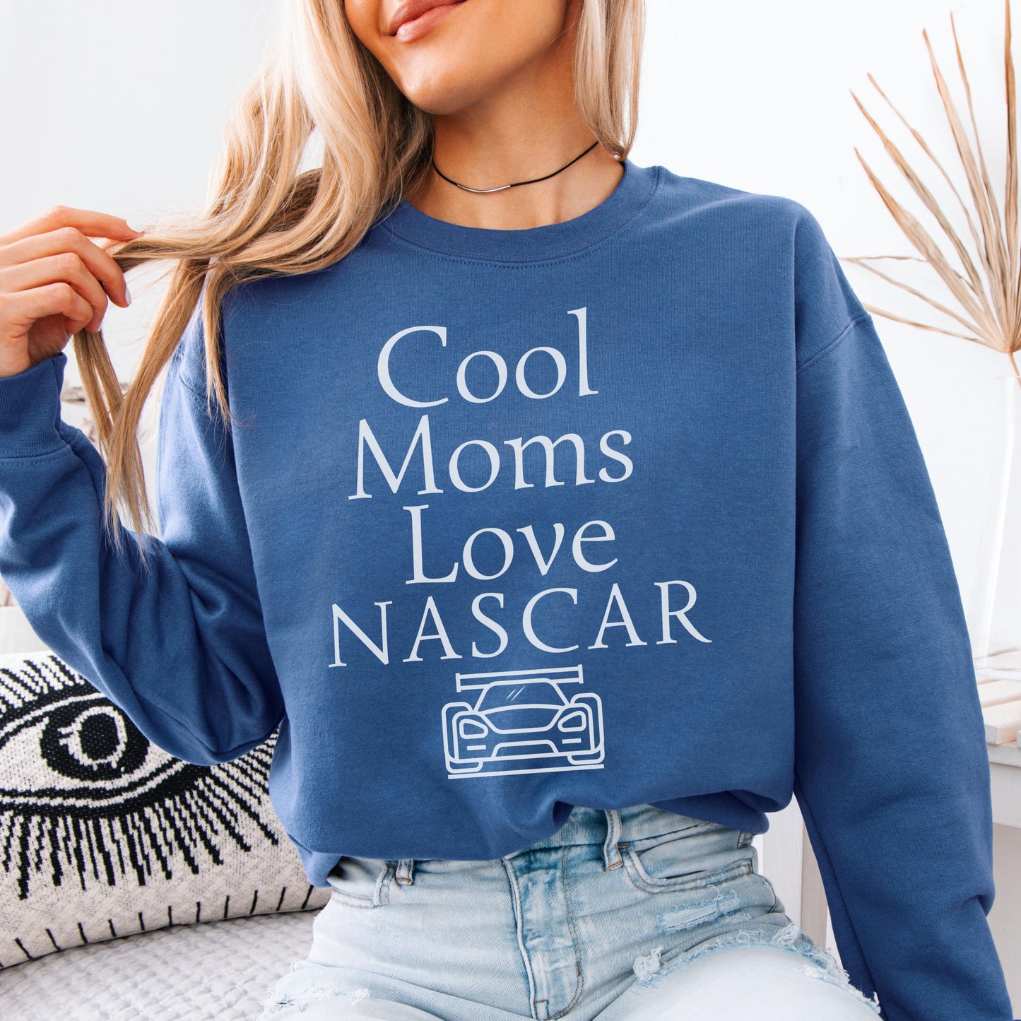 Comfort Colors® Cool Moms Love NASCAR Shirt, Funny Racing Mom Tee, Motorsports Fan Gift, Game Day Outfit, Mother's Day Car Lover Shirt
