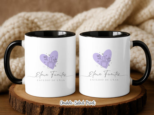 Custom Logo Mug for Business | Personalized Company Logo Coffee Cup | Bulk Branded Mugs | Corporate Gift or Employee Thank You Cup