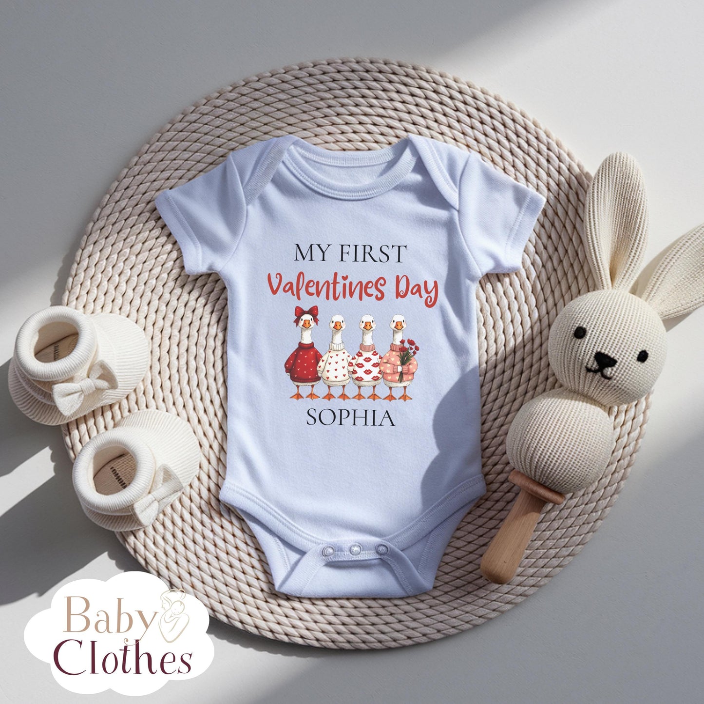 Personalised Pregnancy Announcement Baby Bodysuit, Pregnancy Reveal Baby Grow, Custom Baby Due 2026, Baby Coming Soon
