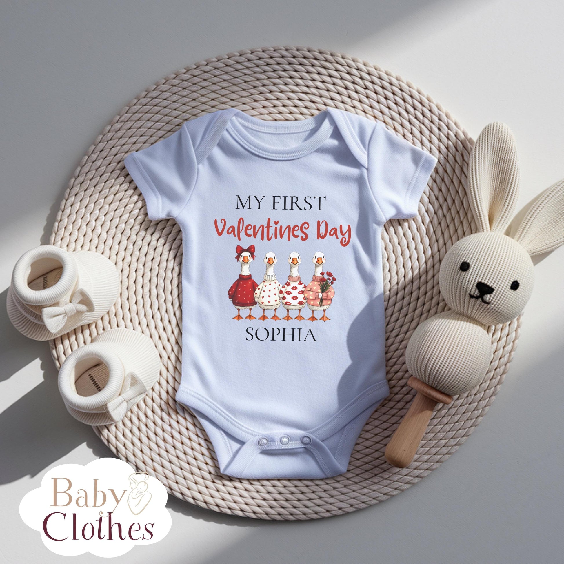 Personalised Pregnancy Announcement Baby Bodysuit, Pregnancy Reveal Baby Grow, Custom Baby Due 2026, Baby Coming Soon