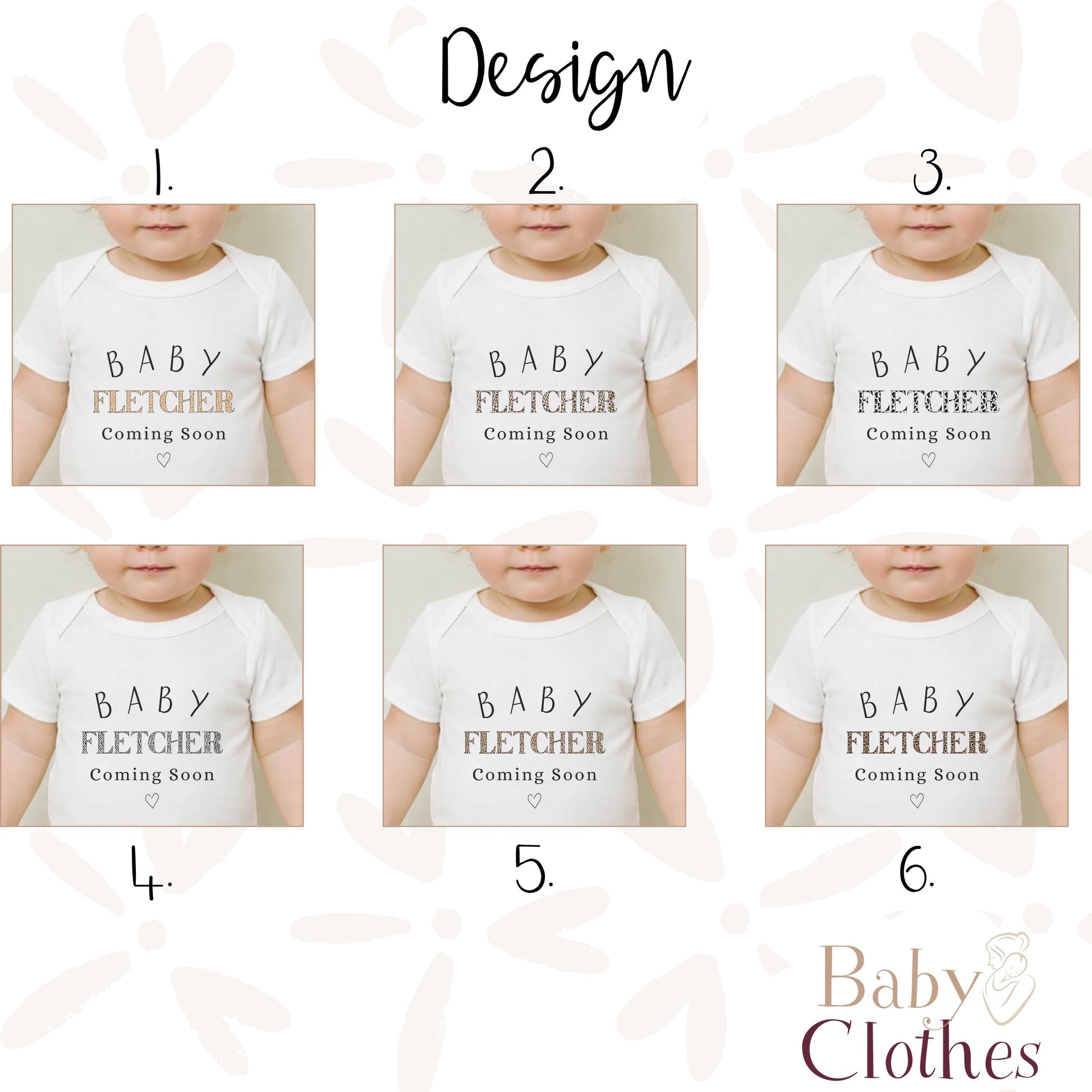 Personalised Pregnancy Announcement Baby Bodysuit, Pregnancy Reveal Baby Grow, Custom Baby Due 2026, Baby Coming Soon