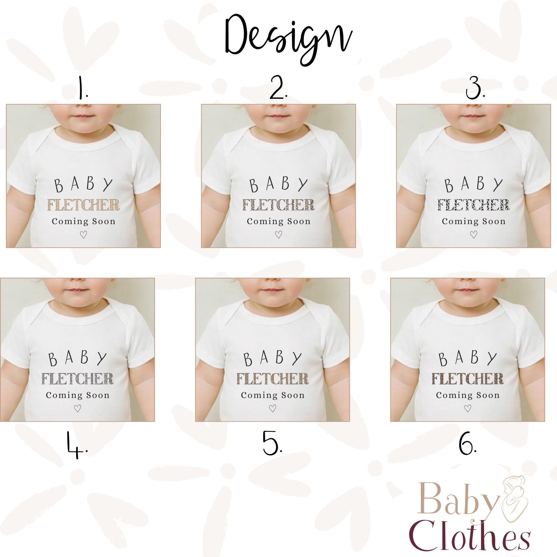 Personalised Pregnancy Announcement Baby Bodysuit, Pregnancy Reveal Baby Grow, Custom Baby Due 2026, Baby Coming Soon