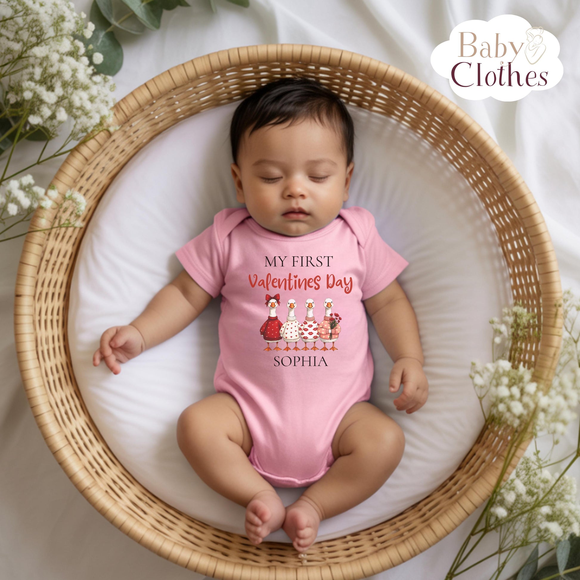 Personalised Pregnancy Announcement Baby Bodysuit, Pregnancy Reveal Baby Grow, Custom Baby Due 2026, Baby Coming Soon